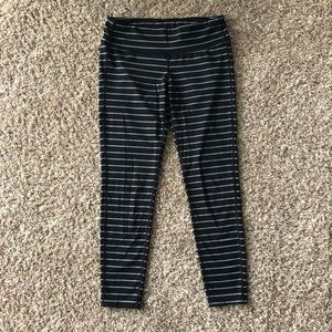 Athleta 7/8 Striped Leggings